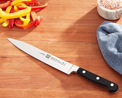 ZWILLING Professional S Carving Knife, 8-inch, Black/Stainless Steel