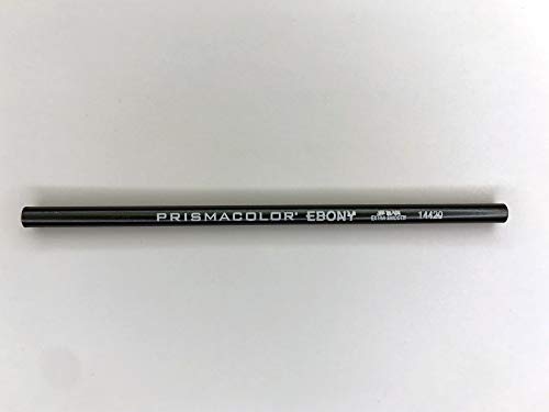 Prismacolor Ebony Graphite Pencils, Black Drawing Pencil Set | 12 Count Sketching Pencils