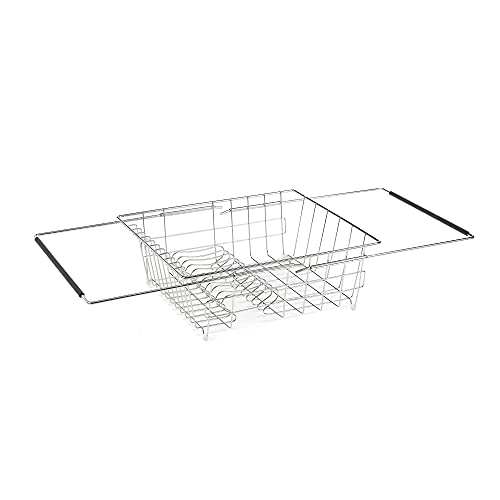 Polder 6216-75RM in-Sink/Over-Sink Stainless Steel Dish Rack, 13.75" x 11.5" x 5"