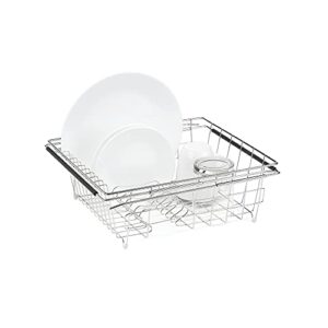 Polder 6216-75RM in-Sink/Over-Sink Stainless Steel Dish Rack, 13.75" x 11.5" x 5"