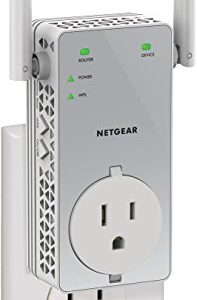 NETGEAR AC750 Wi-Fi Range Extender + Extra Outlet (EX3800-100NAS)