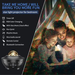 Galaxy Projector, Star Projector Galaxy Light for Bedroom, Freely Customize with APP / Alexa / Google Assistant, Built in Bluetooth / Music Speaker / Timer, Ideal Gift for Christmas / Birthday