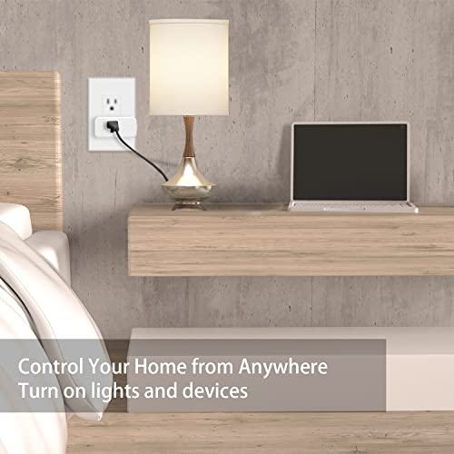 New One Z-Wave Plug, 500 Series Smart Plug, Z-Wave Hub Required, Compatible with SmartThings, Wink, Alexa, Google Assistant