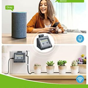 RAINPOINT WiFi Automatic Watering System For Indoor Potted Plants, DIY Drip Irrigation Kit Remotely Control Auto/Manual/Delay Watering Mode via APP, Automatic Self-Watering Irrigation System with Pump