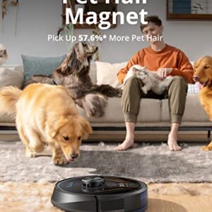 eufy by Anker, RoboVac X8 Hybrid, Robot Vacuum and Mop Cleaner with iPath Laser Navigation, Twin-Turbine Technology generates 2000Pa x2 Suction, AI. Map 2.0 Technology, Wi-Fi, Perfect for Pet Owner