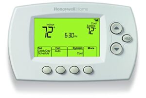 honeywell home wi-fi 7-day programmable thermostat (rth6580wf), requires c wire, works with alexa