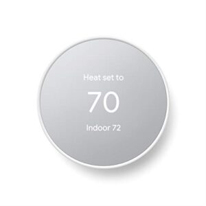 google nest thermostat – smart thermostat for home – programmable wifi thermostat – snow