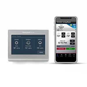 Honeywell Home RTH9585WF Wi-Fi Smart Color Thermostat, 7 Day Programmable, Touch Screen, Energy Star, Alexa Ready, C-Wire Required, Not Compatible with Line Volt Heating