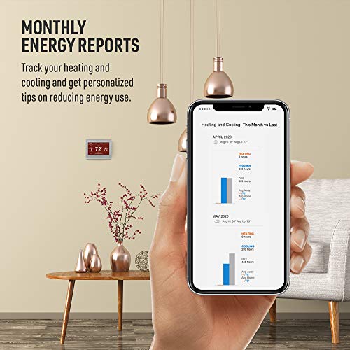 Honeywell Home RTH9585WF Wi-Fi Smart Color Thermostat, 7 Day Programmable, Touch Screen, Energy Star, Alexa Ready, C-Wire Required, Not Compatible with Line Volt Heating