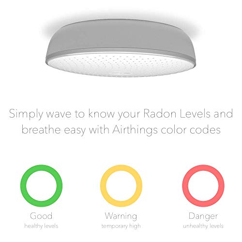 Airthings 2950 Wave Radon - Smart Radon Detector with Humidity & Temperature Sensor – Easy-to-Use – Accurate – No Lab Fees – Battery Operated - Free App