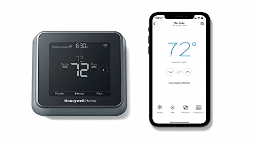 Honeywell Home RCHT8610WF T5 Smart Thermostat Energy Star Wi-Fi Programmable Touchscreen Alexa Ready - C-Wire Required