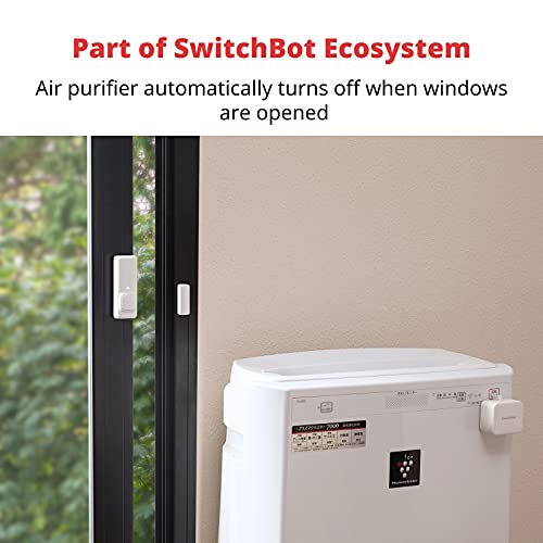 SwitchBot Door Alarm Contact Sensor - Smart Home Security Wireless Window Alarm and Door Sensor, Add SwitchBot Hub Mini to Make it Compatible with Alexa