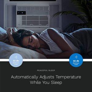 hOmeLabs 6,000 BTU Window Air Conditioner with Smart Control – Low Noise AC Unit with Eco Mode, LED Control Panel, Remote Control, and 24 hr Timer