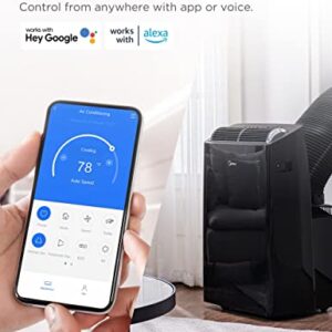 Midea Duo 14,000 BTU (12,000 BTU SACC) Smart HE Inverter Ultra Quiet Portable Air Conditioner with Heat-Cools Up to 550 Sq. Ft., Works with Alexa/Google Assistant, Includes Remote Control & Window Kit