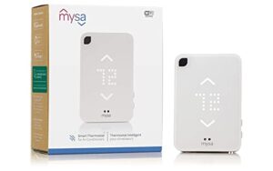 mysa smart thermostat for mini-split heat pumps and ac | for ductless heat pumps, window units or portable air conditioners, control remotely with smartphone or tablet, energy saving, easy setup