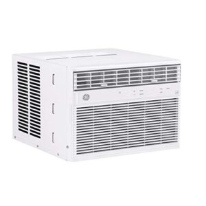 GE Window Air Conditioner 8000 BTU, Wi-Fi Enabled, Energy-Efficient Cooling for Medium Rooms, 8K BTU Window AC Unit with Easy Install Kit, Control Using Remote or Smartphone App