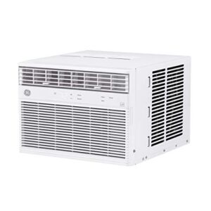 GE Window Air Conditioner 8000 BTU, Wi-Fi Enabled, Energy-Efficient Cooling for Medium Rooms, 8K BTU Window AC Unit with Easy Install Kit, Control Using Remote or Smartphone App