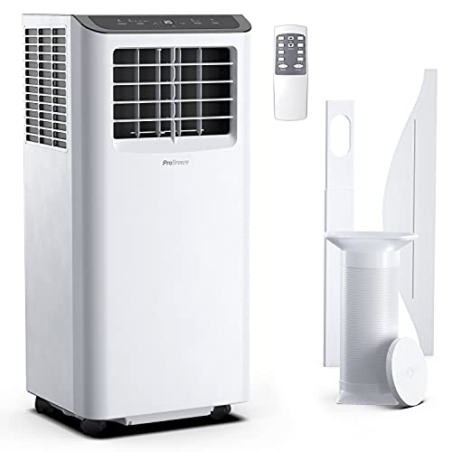 Pro Breeze Smart Air Conditioner Portable 10,000 BTU - 1130W Portable Air Conditioner with 4-in-1 Function, 300 Sq Ft Coverage, 24 Hour Timer & Window Venting Kit Included - AC Unit with Wifi & App