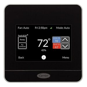 carrier cor 7-day programmable wi-fi thermostat with energy reports tp-wem01