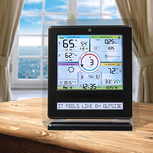 AcuRite Iris (5-in-1) Wireless Indoor/Outdoor Weather Station with Remote Monitoring Alerts for Weather Conditions (01536M)