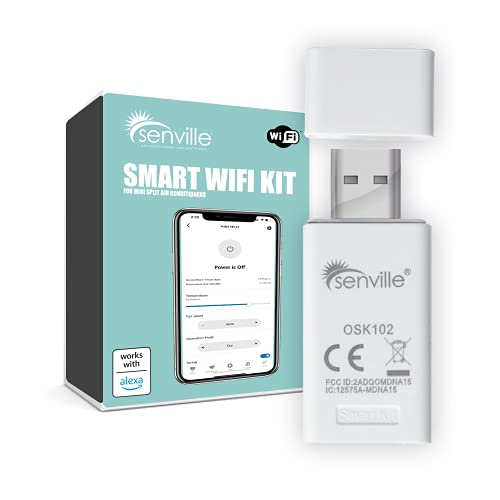 Senville Smart WiFi USB Kit for Mini Split, Works with Alexa