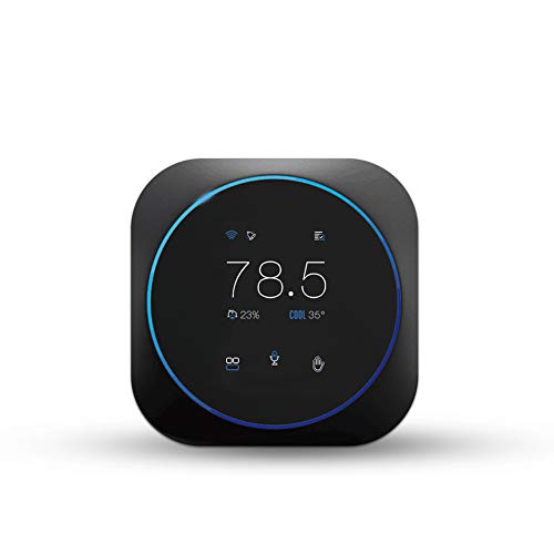 SASWELL Alpha Smart Thermostat with Voice Control, Connected Control Smart Phone Wi-Fi Thermostat, Touchscreen Color Display, DIY, Built-in Alexa. T18UTW-7-WIFI.