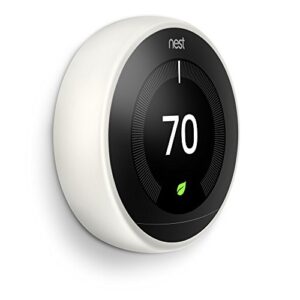 Nest (T3017US) Learning Thermostat 3rd Gen, White with Deco Gear 2 Pack WiFi Smart Plug