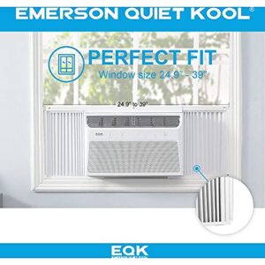 Emerson Quiet Kool Smart Window Air Conditioner,12000 Btu 115V, WiFi and Voice Control, Works w Amazon Alexa and Google Home, Energy Star, EARC12RSE1H, White