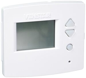 venstar t3700 residential voyager wifi ready thermostat – works w/ alexa when wifi module installed, white, 6.3 x 5 x2.3