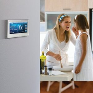 Honeywell RTH9580WF1005/W1 Smart Wi-Fi 7 Day Programmable Color Touch Thermostat, Works with Amazon Alexa