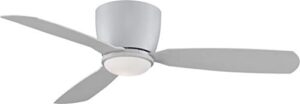 fanimation embrace indoor ceiling fan with blades and led light kit – 52 inch matte white