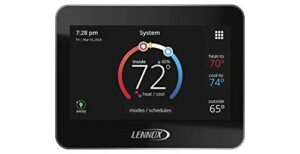 lennox 15z69 icomfort m30 universal smart programmable thermostat, 4.3″ lcd color display, geo-fencing, remote access, wi-fi and alexa enabled