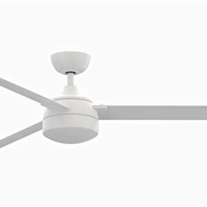 Fanimation Xeno Wet Indoor/Outdoor Ceiling Fan with Matte White Blades and LED Light Kit 56 inch - Matte White