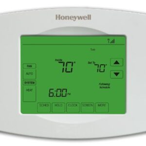 Honeywell RTH8580WF 7 Day Wi-Fi Programmable Touchscreen Thermostat, White