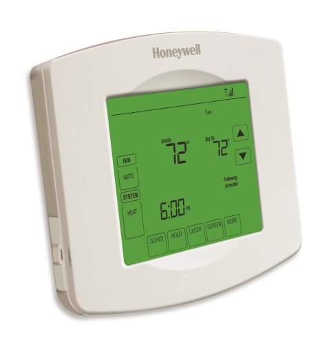 Honeywell RTH8580WF 7 Day Wi-Fi Programmable Touchscreen Thermostat, White