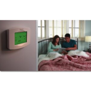 Honeywell RTH8580WF 7 Day Wi-Fi Programmable Touchscreen Thermostat, White