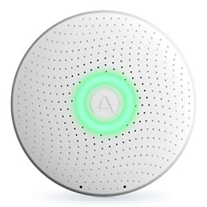airthings wave 1st generation – smart radon detector with free app – easy-to-use – temp and humidity – accurate – no lab fees – battery operated