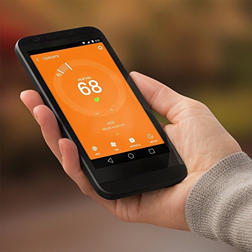 Nest T3021US Learning Thermostat, Easy Temperature Control for Every Room in Your House, Copper (Third Generation), Compatible with Alexa Small (Renewed)