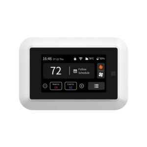 Homenex Wi-Fi Smart Thermostat with 1 Remote Sensor, Touch Display, C-Wire Required, Compatible with Alexa