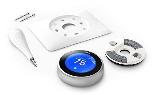 Google, T3008US, Nest Learning Thermostat, 3rd Gen, Smart Thermostat, Pro Version, Works With Alexa (Renewed)