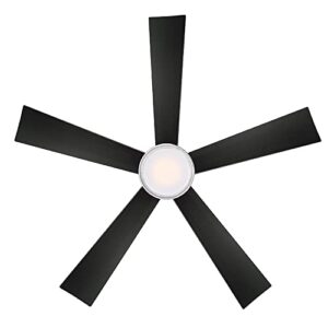 Wynd Smart Indoor and Outdoor 5-Blade Ceiling Fan 52in Bronze with 3000K LED Light Kit and Remote Control works with Alexa, Google Assistant, Samsung Things, and iOS or Android App