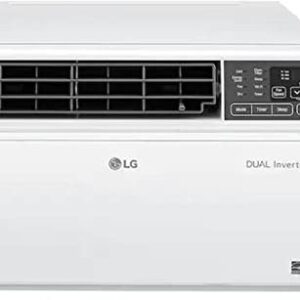 LG 14,000 BTU Dual Inverter Smart Wi-fi Enabled LW1522IVSM Window Air Conditioner, White