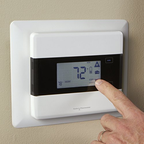 Radio Thermostat CT100 Z-Wave Programmable Thermostat Off-White