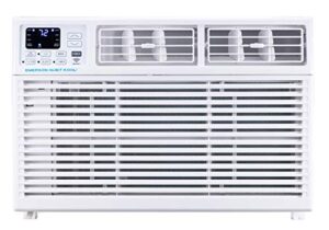 emerson quiet kool earc15rse1 smart 15,000 btu 115v window air conditioner with remote, wi-fi, and voice control, white