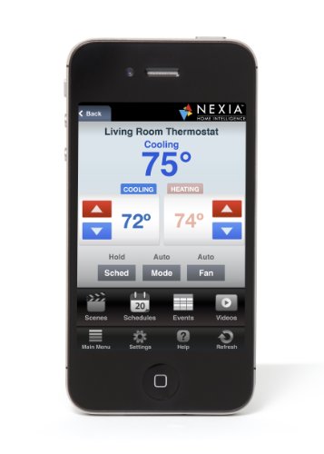 Trane TZEMT400BB3NX N N SL Home Energy Management Thermostat with Nexia Home Intelligence, White