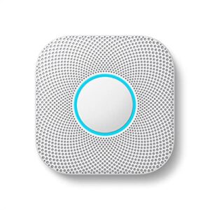 google nest protect – smoke alarm – smoke detector and carbon monoxide detector – wired, white
