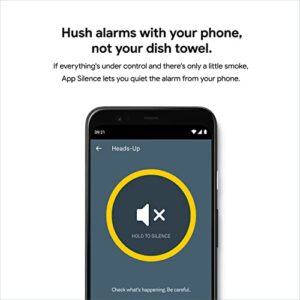 Google Nest Protect - Smoke Alarm - Smoke Detector and Carbon Monoxide Detector - Wired, White