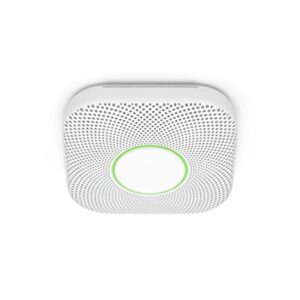 Google Nest Protect - Smoke Alarm - Smoke Detector and Carbon Monoxide Detector - Wired, White