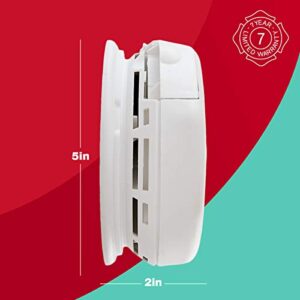 First Alert Z-Wave Smoke Detector & Carbon Monoxide Alarm, Works with Ring Alarm Base Station, 2nd Generation