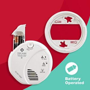 First Alert Z-Wave Smoke Detector & Carbon Monoxide Alarm, Works with Ring Alarm Base Station, 2nd Generation